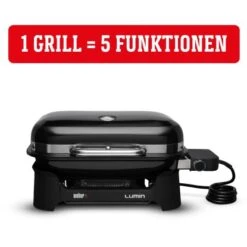Weber Elektrogrill Lumin Black - Modern, Praktisch Und Leistungsstark -Landmann Verkäufe 1201268 01