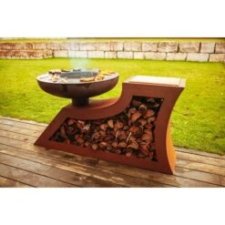 Ferrum Art Design Feuerstelle L-Form Rost -Landmann Verkäufe 1310713 13