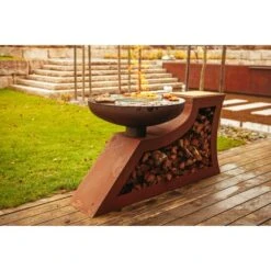 Ferrum Art Design Feuerstelle L-Form Rost -Landmann Verkäufe 1310713 4