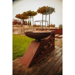 Ferrum Art Design Feuerstelle L-Form Rost -Landmann Verkäufe 1310713 9