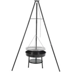 Tepro Schwenkgrill Cary Ca. Ø 46,5 Cm Schwarz