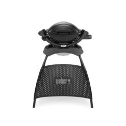 Weber Gasgrill Q 1000 Stand Mit 1 Brenner Und Aromaschienen Schwarz -Landmann Verkäufe 2567634 S01