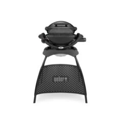 Weber Gasgrill Q 1000 Stand Mit 1 Brenner Und Aromaschienen Schwarz -Landmann Verkäufe 2567634 S02