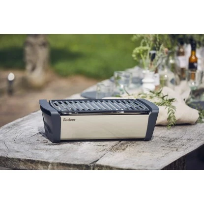 Enders®Holzkohle-Tischgrill Aurora Taupe Raucharm 4 Enders®Holzkohle-Tischgrill Aurora Taupe Raucharm – Bild 2
