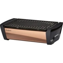 Enders®Holzkohle-Tischgrill Aurora Mirror Copper Raucharm Mit LED-Ambientelich