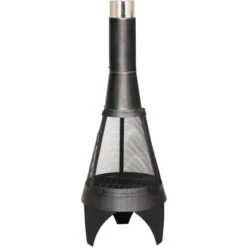 Landmann Verkäufe 29 Buschbeck Gartenkamin Mesh Colorado 125 Silber-Schwarz