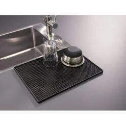 Wenko Abtropfmatte Maxi 40 Cm X 30 Cm Black Outdoor Kitchen Schwarz -Landmann Verkäufe 4008838357705 1068 06