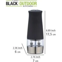 Wenko Elektrische Mühle 2 In 1 Black Outdoor Kitchen Schwarz -Landmann Verkäufe 4008838369982 1068 04