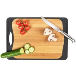 Wenko Schneidebrett Kombi Mit Griff Und Saftrille 33 Cm X 23 Cm Schwarz -Landmann Verkäufe 4008838371190 1068 10