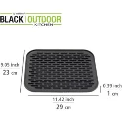 Wenko Silikonablage Minu Aus Hitzebeständigem Silikon Schwarz -Landmann Verkäufe 4008838371916 1068 04