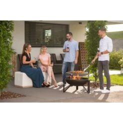 Westmann Premium Grill Feuerstelle Inkl. Grillrost Ø 70 Cm X 75 Cm Schwarz -Landmann Verkäufe 4260280773407 1741 AB 05