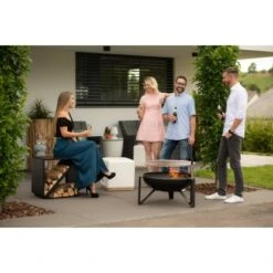 Westmann Premium Grill Feuerstelle Inkl. Grillrost Ø 70 Cm X 75 Cm Schwarz -Landmann Verkäufe 4260280773407 1741 AB 06