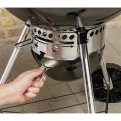 Weber Holzkohle-Kugelgrill Master-Touch GBS E-5750 Ø 57 Cm Schwarz -Landmann Verkäufe 4473443 CU01