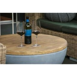 Dobar Outdoor-Feuerschale Mit Gasflamme Lunar Ø 90 Cm Grau -Landmann Verkäufe 4637 lavaofenfeuerstelle 8