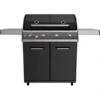 Outdoorchef Gasgrill Dualchef 425 G Schwarz 4 Brenner Mit Seitenkochstelle