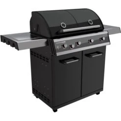 Outdoorchef Gasgrill Dualchef 425 G Schwarz 4 Brenner Mit Seitenkochstelle -Landmann Verkäufe 479688 1525 3