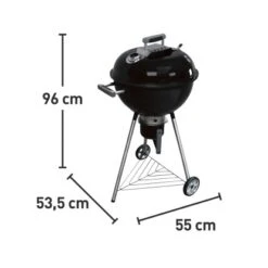 Holzkohle-Kugelgrill North Bay Ø 47 Cm Mit Modularem Grillsystem -Landmann Verkäufe 557032 3299 8