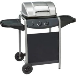Gasgrill Mit 2 Brennern Und Seitentischen -Landmann Verkäufe 557037 3299 4