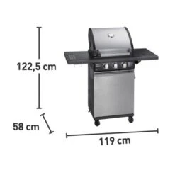 OBI Gasgrill Thunder Bay 2-Brenner Mit Seitenkocher -Landmann Verkäufe 557044 3299 10