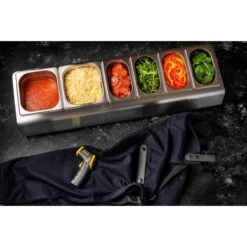 Ooni Pizzabelag-Station Schwarz-Edelstahl 15 Ooni Pizzabelag-Station Schwarz-Edelstahl -Landmann Verkäufe 60568345192 11029300 AB 01