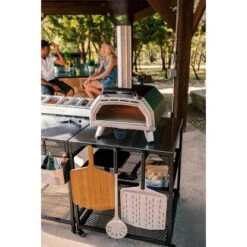 Ooni Pizzaofen Karu 16 Multi-Brennstoff Outdoor Edelstahl/Schwarz -Landmann Verkäufe 60568345451 11029300 AB 01
