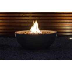 Dobar Outdoor-Feuerschale Mit Gasflamme Lunar Ø 90 Cm Grau -Landmann Verkäufe 637 lavaofenfeuerstelle 10
