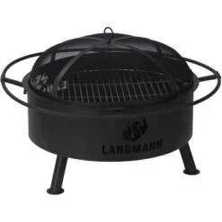 Landmann Feuerkorb Und Grill Industrial Design 2in1 Schwarz FP-III-780BKXX