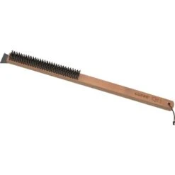 Cozze Stahlbürste Mit Schaber Und Holzgriff 25 Cm X 4,5 Cm X 60 Cm FSC -Landmann Verkäufe 708614903223 11025100 S 02
