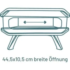 Cozze 17'' Pizzaofen Für Gas Mit Pizzastein 8,0 KW -Landmann Verkäufe 708614903469 1025100 VM 09