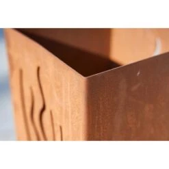 Gartenfreude FeuersäuleDesign Wellen Edelrost 16 X 16 X 50 Cm -Landmann Verkäufe 753063 4655 06