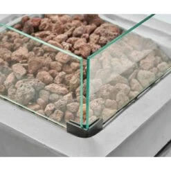 Amare Gas-Feuerstelle Für Den Außenbereich Quadratisch Grau -Landmann Verkäufe 765581 4655 06