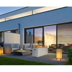 Amare Gas-Feuerstelle Für Den Außenbereich Weiß -Landmann Verkäufe 765591 4655 03