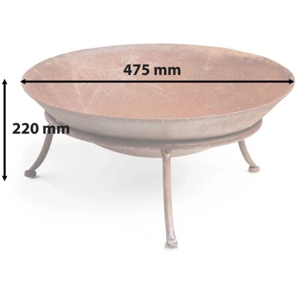 Gartenfreude Design Feuerschale Ø 47 Cm Rostrot 9 Gartenfreude Design Feuerschale Ø 47 Cm Rostrot – Bild 7