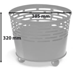 Gartenfreude Design Feuerstelle Ø 39 Cm Schwarz -Landmann Verkäufe 765609 4655 07