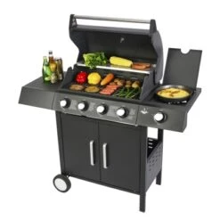 El Fuego Gasgrill San Angelo 4+1 Brenner Ca. 119,5 X 110,5 X 53 Cm -Landmann Verkäufe 8264111 2240 1