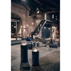 Enders® Feuerstelle Nova LED M Black-Chrome -Landmann Verkäufe 831231 3795 5600 5