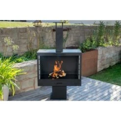 Westmann Grill Und Kaminofen Schwarz -Landmann Verkäufe 8346462 1741 WMLG868B 05