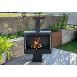 Westmann Grill Und Kaminofen Schwarz -Landmann Verkäufe 8346462 1741 WMLG868B 06