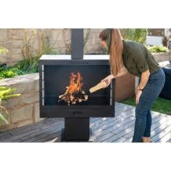 Westmann Grill Und Kaminofen Schwarz -Landmann Verkäufe 8346462 1741 WMLG868B 07