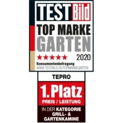 Tepro Schwenkgrill Cary Ca. Ø 46,5 Cm Schwarz 7 Tepro Schwenkgrill Cary Ca. Ø 46,5 Cm Schwarz -Landmann Verkäufe Siegel Platz1 TEPRO PL GG