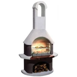 Landmann Verkäufe 21 Buschbeck Grillkamin St. Moritz Weiß-Braun