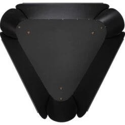 VASNER Merive M1 Feuerschale Niedrig Abgerundet Schwarz -Landmann Verkäufe garten terrasse draufsicht