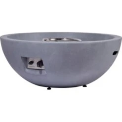 Dobar Outdoor-Feuerschale Mit Gasflamme Lunar Ø 90 Cm Grau -Landmann Verkäufe lavaofengasfeuerstelle 02