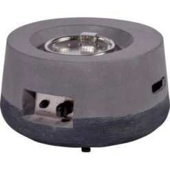 Dobar Outdoor-Feuerschale Mit Gasflamme Calido Ø 60 Cm Grau -Landmann Verkäufe lavaofengasfeuerstelle 03 1