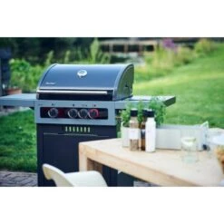 Enders®Gasgrill Boston Black 3 K Turbo -Landmann Verkäufe oston 3K TURBO Ambiente 01