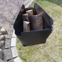 VASNER Merive M2 Feuerkorb Mittelhoch Abgerundet Schwarz -Landmann Verkäufe sign garten terrasse mood5